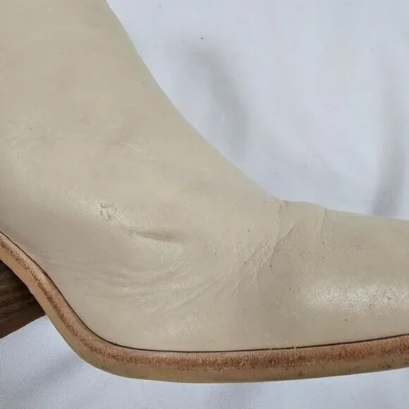 Dolce Vita Block Heel Mule In Cream - Size 11 - Picture 11 of 13